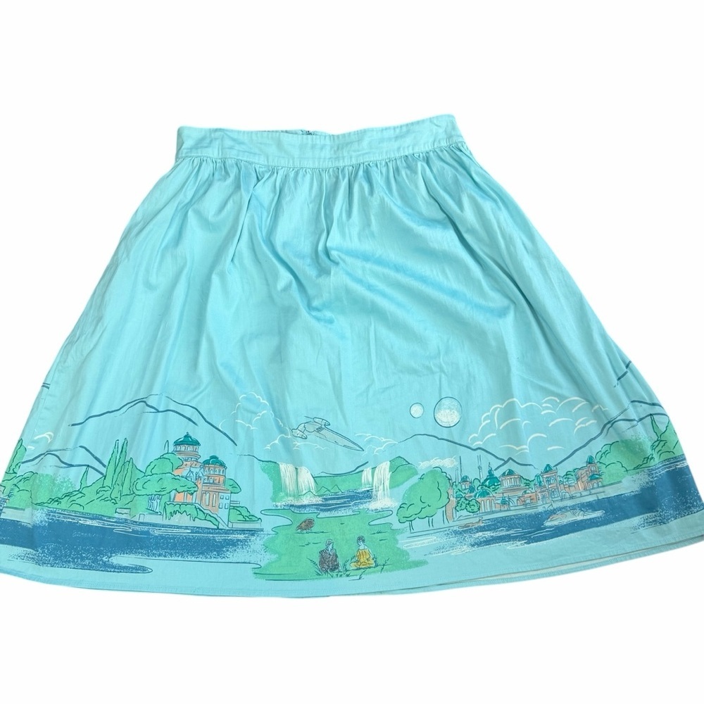 Her Universe Star Wars Naboo Landscape Woven Circle Skirt - Picture 2 of 7